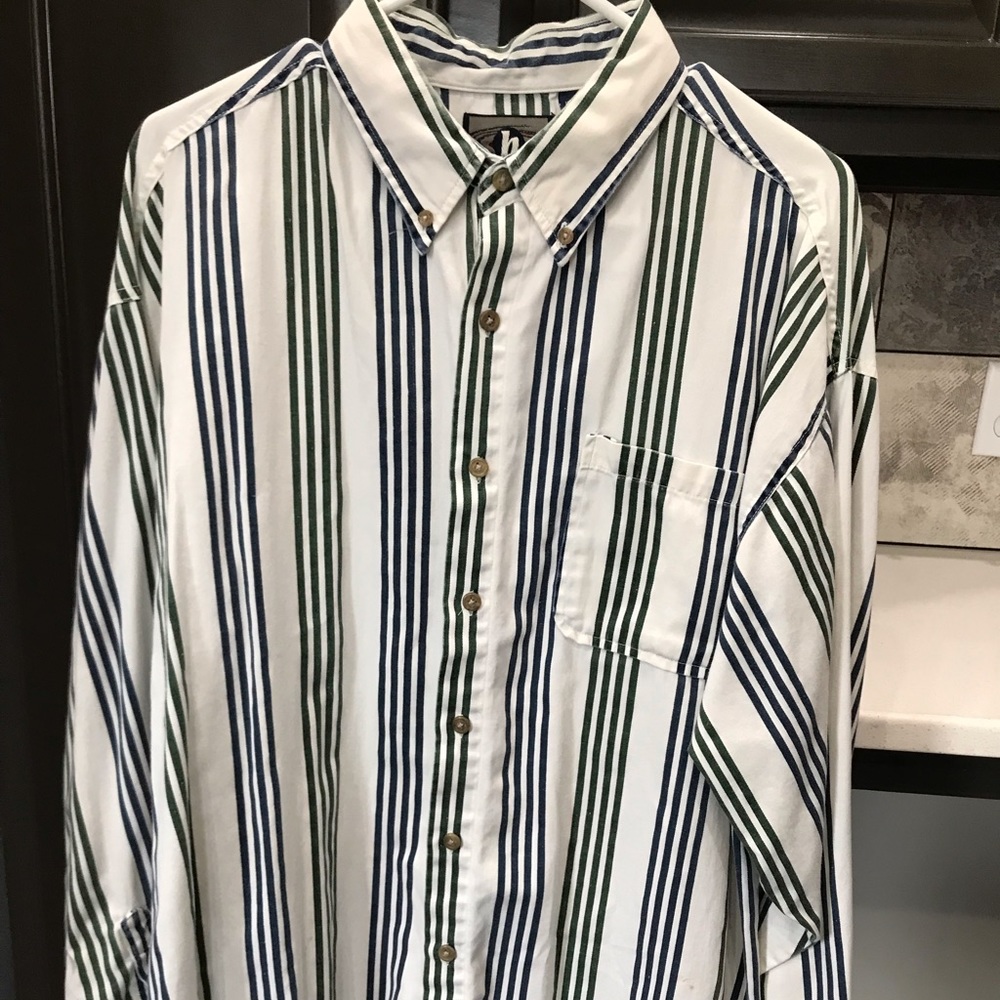 Men’s (XL) bon homme, Long Sleeve Button Down
